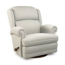 Kirkwood Gliding Recliner w Brass Nail Head Trim