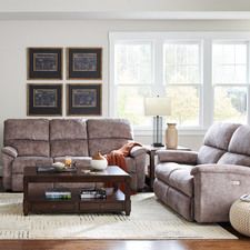 Brooks Power Reclining Sofa w Headrest