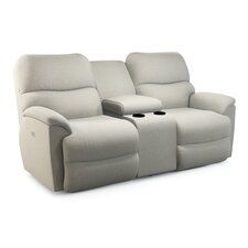Trouper Power Reclining Loveseat w Headrest & Console