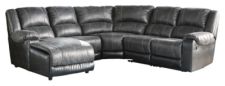 Nantahala 5-Piece Reclining Sectional with Chaise