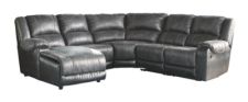 Nantahala 5-Piece Reclining Sectional with Chaise