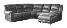 Nantahala 5-Piece Reclining Sectional with Chaise