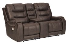 Yacolt Power Reclining Loveseat with Console