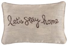 Lets Stay Home Pillow (Set of 4)