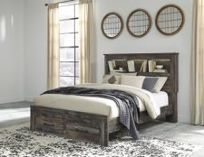 Drystan Queen/Full Bookcase Headboard