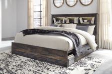 Drystan Queen/King Side Storage with Rails