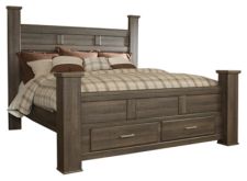 Juararo California King Poster Bed