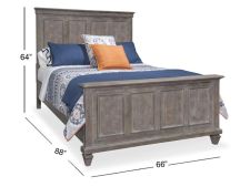 Complete Queen Panel Bed - Lancaster