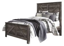 Wynnlow King Crossbuck Panel Headboard