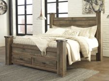Trinell King Footboard Storage Box