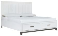 Brynburg King Panel Bed with 2 Storage Drawers