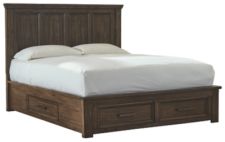 Johurst King Panel Bed with 4 Storage Drawers