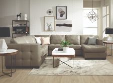 BARRETT LHF SOFA,KHAKI