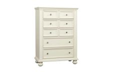 38" 5-Drawer Chest - Cape Cod Eggshell White