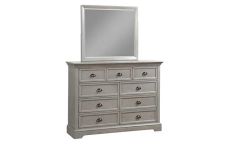 58" 9-Drawer Dresser - Bedroom Tamarack Grey