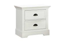 25" 2-Drawer Nightstand - Bedroom Tamarack White