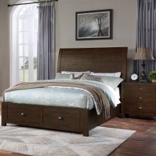 Storage Sleigh King Bed