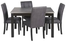 Garvine Dining Room Table and Chairs (Set of 5)
