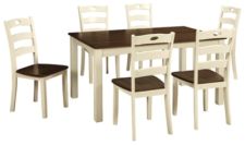 Woodanville Dining Room Table and Chairs (Set of 7)