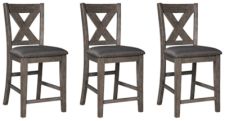 Caitbrook Dining Room Counter Height Bar Stool (Set of 3)