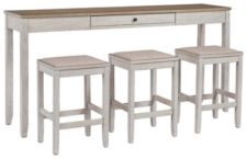 Skempton Counter Height Dining Room Table and Bar Stools (Set of 3)