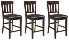 Haddigan Dining Room Counter Height Bar Stool (Set of 3)
