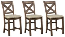 Moriville Dining Room Counter Height Bar Stool (Set of 3)