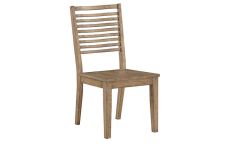 Curved Slat Back Chair