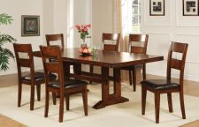 92" Trestle Table with 18" Butterfly Leaf - Dining Mnago