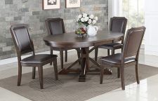 66" Pedestal Table w/ 18" Leaf - Dining Montreal
