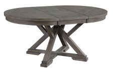 66 in Round Table w/ 18 in Butterfly Leaf - Dining Stratford