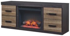 Harlinton 63" TV Stand with Electric Fireplace