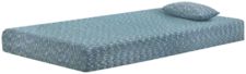 iKidz Blue Twin Mattress and Pillow