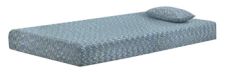 iKidz Blue Twin Mattress and Pillow