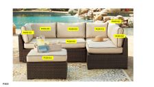 Loughran Ottoman Seat Cushion