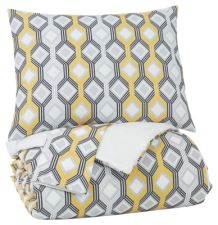 Mato 3-Piece Queen Comforter Set