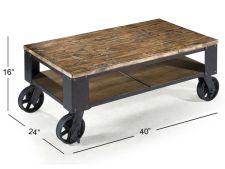 Rectangular Starter Cocktail Table - Pinebrook