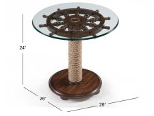 Round Accent End Table - Beaufort