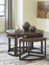 Johurst Coffee Table with Stools (Set of 5)