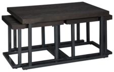 Airdon Coffee Table with Stools (Set of 3)