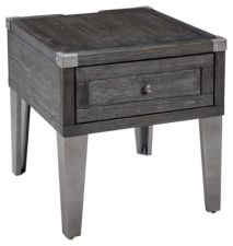 Todoe End Table with USB Ports & Outlets