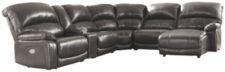 Hallstrung 6-Piece Power Reclining Sectional with Chaise