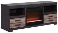 Harlinton 63" TV Stand with Electric Fireplace
