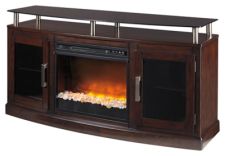 Chanceen 60" TV Stand with Electric Fireplace