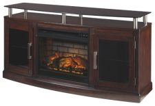 Chanceen 60" TV Stand with Electric Fireplace