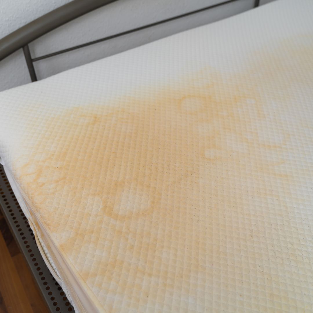 Stained mattress
