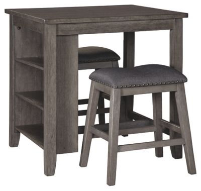 Dining Room Table And Bar Stools Set, Dining Room Set With Bar Stools
